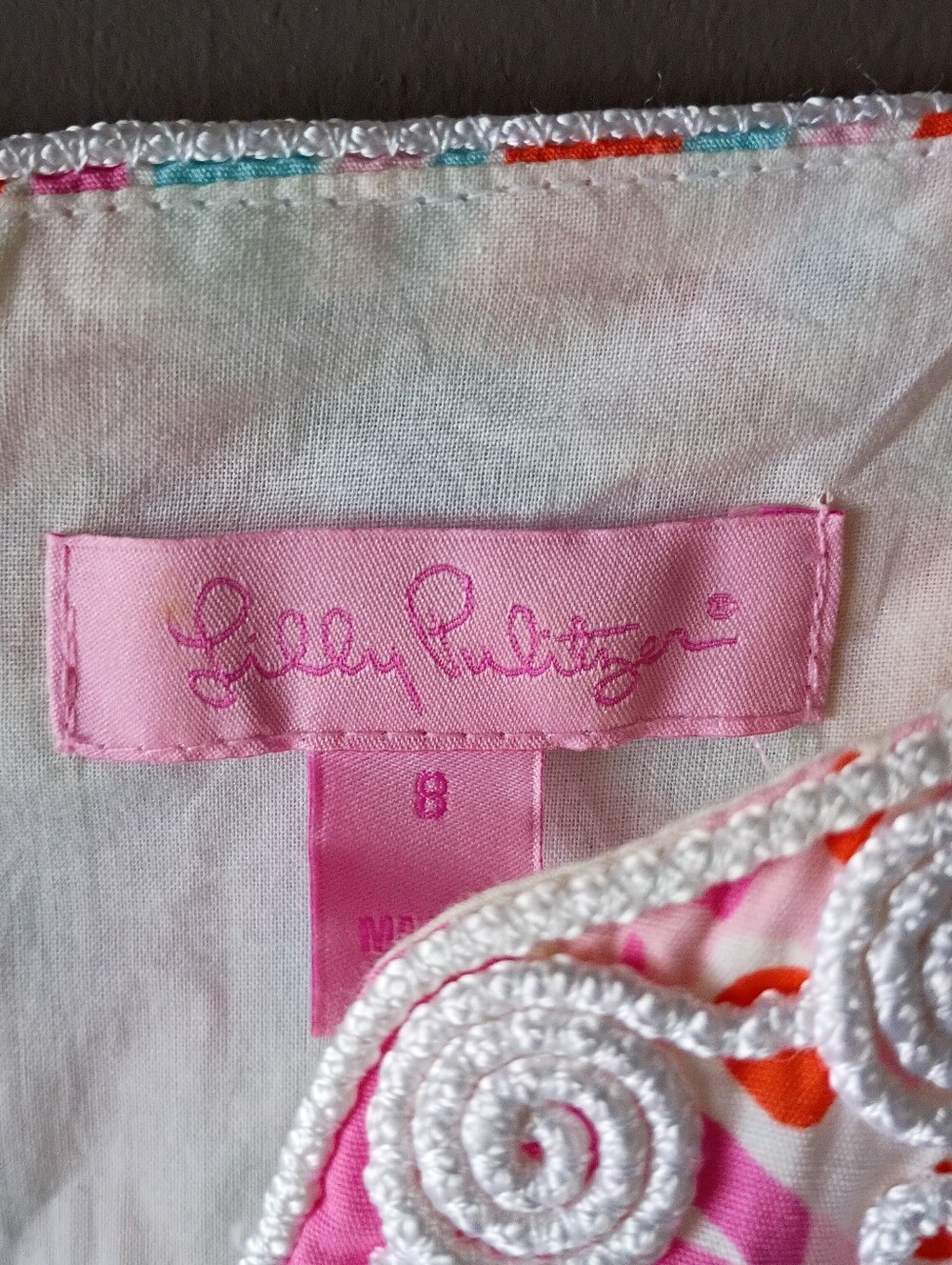 Lilly Pulitzer Gabby Jellies Be Jammin' Floral Embroider Preppy Nantucket Dress - Picture 6 of 9